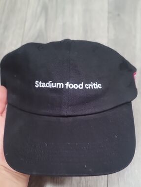 T-mobile x "Stadium Food Critic" Black Embroidered Baseball Cap Hat
